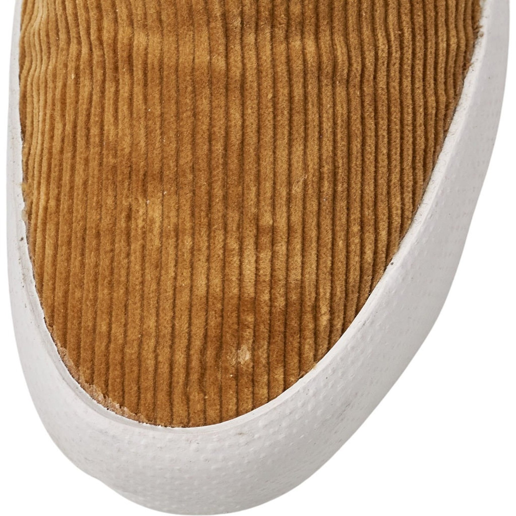 YMC Tan Corduroy High-Top Trainers