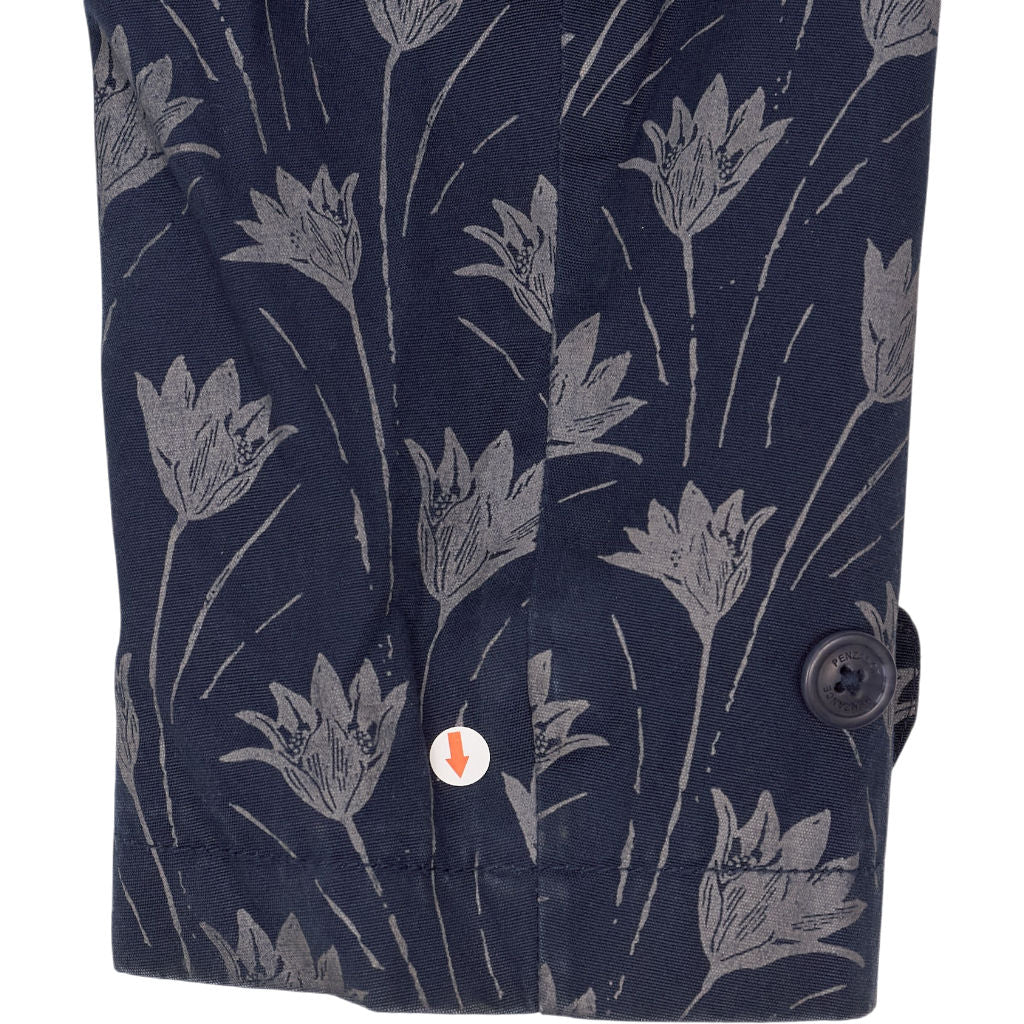 Seasalt Cornwall Blue Patterned Rain Coat