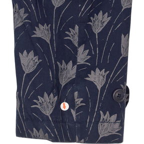 Seasalt Cornwall Blue Patterned Rain Coat