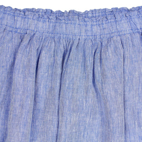 NRBY Blue Linen Skirt