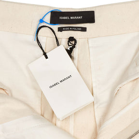 Isabel Marant Ecru Cotton Trousers