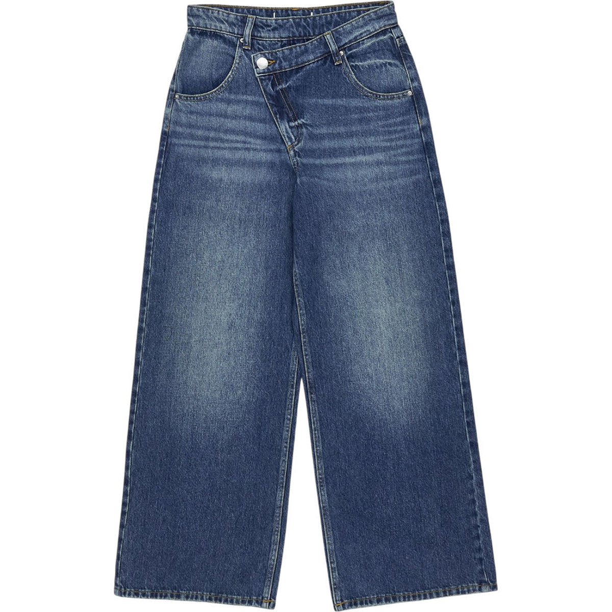 seventy + mochi Blue Wide Leg Jeans