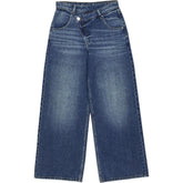 seventy + mochi Blue Wide Leg Jeans