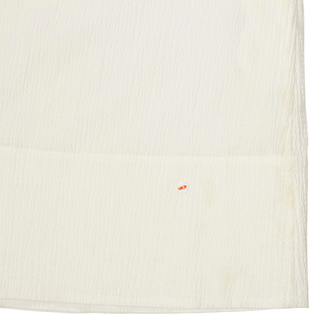 WYSE White Seersucker Shift Dress