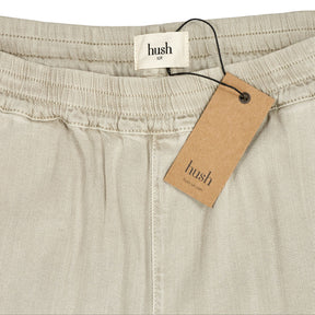 Hush Grey Sand Washed Cargo Trousers