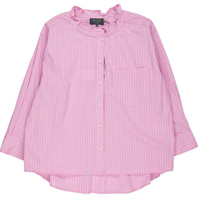 Wyse Pink Ivory Stripe Odette Blouse