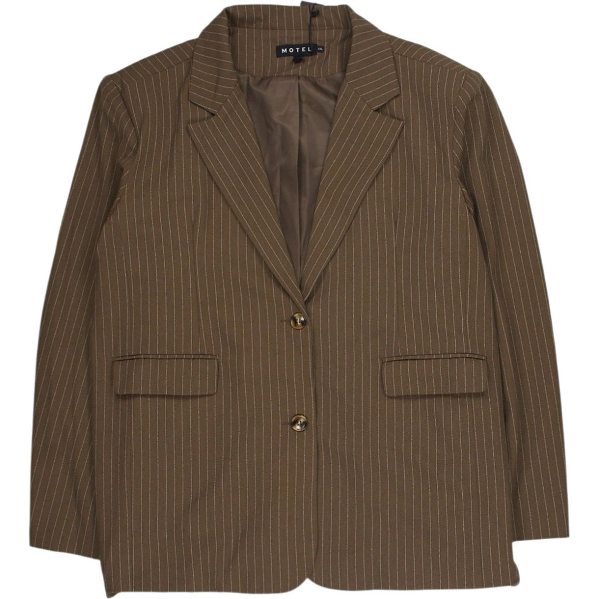 Motel Brown Pinstripe Marva Blazer