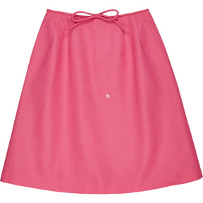 Orla Kiely Pink Drawstring Midi Skirt