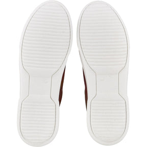 By Walid Red Silk Trainers