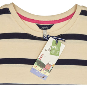 Joules Cream Navy Stripe Top