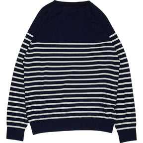 YMC Navy Striped Jumper