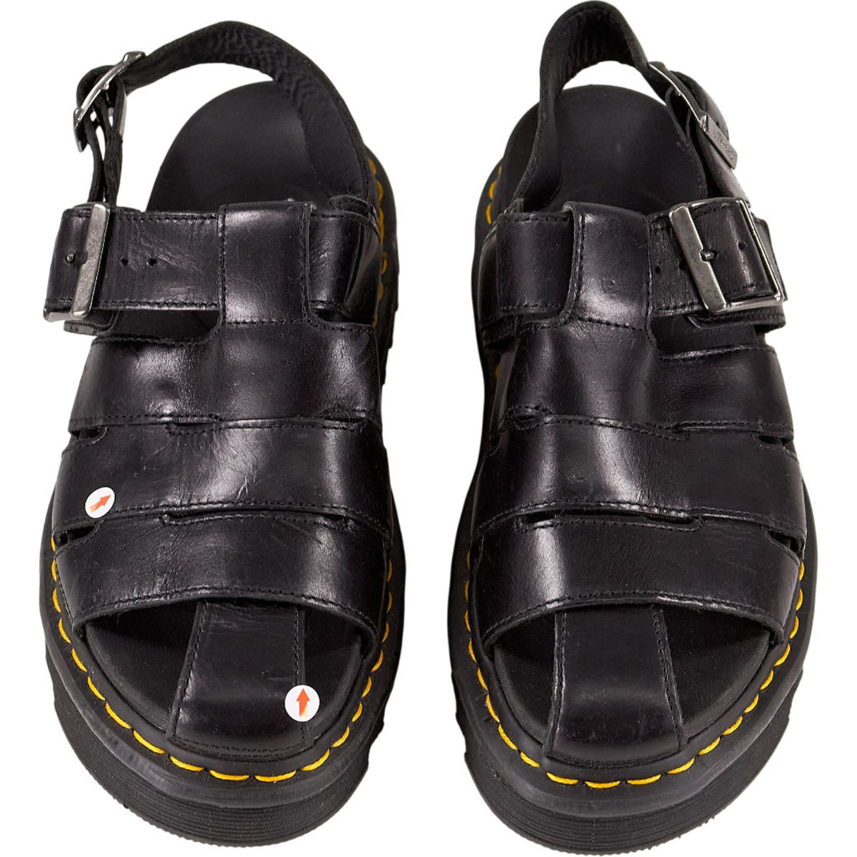 Dr Martens Black Leather Sandals UK 7