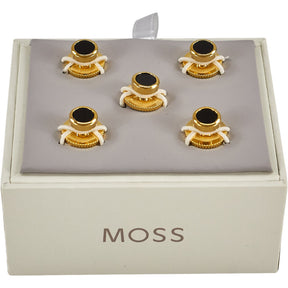 Moss Gold Black Formal Stud set