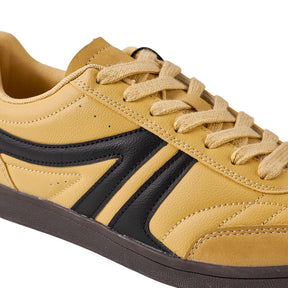 STWD Pull & Bear Yellow Faux Leather Sneakers