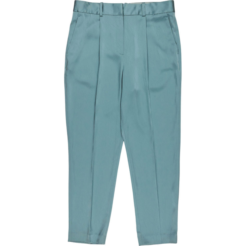 Reiss Elyssa High-Rise Satin Tapered Trousers