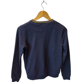 Little Karl Marc John Blue Cotton Jacket