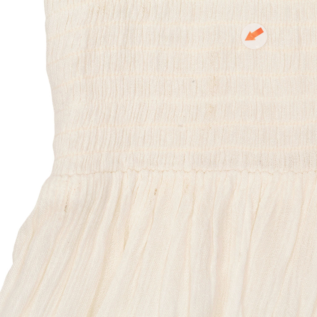 Biba White Embroidered Boho Dress