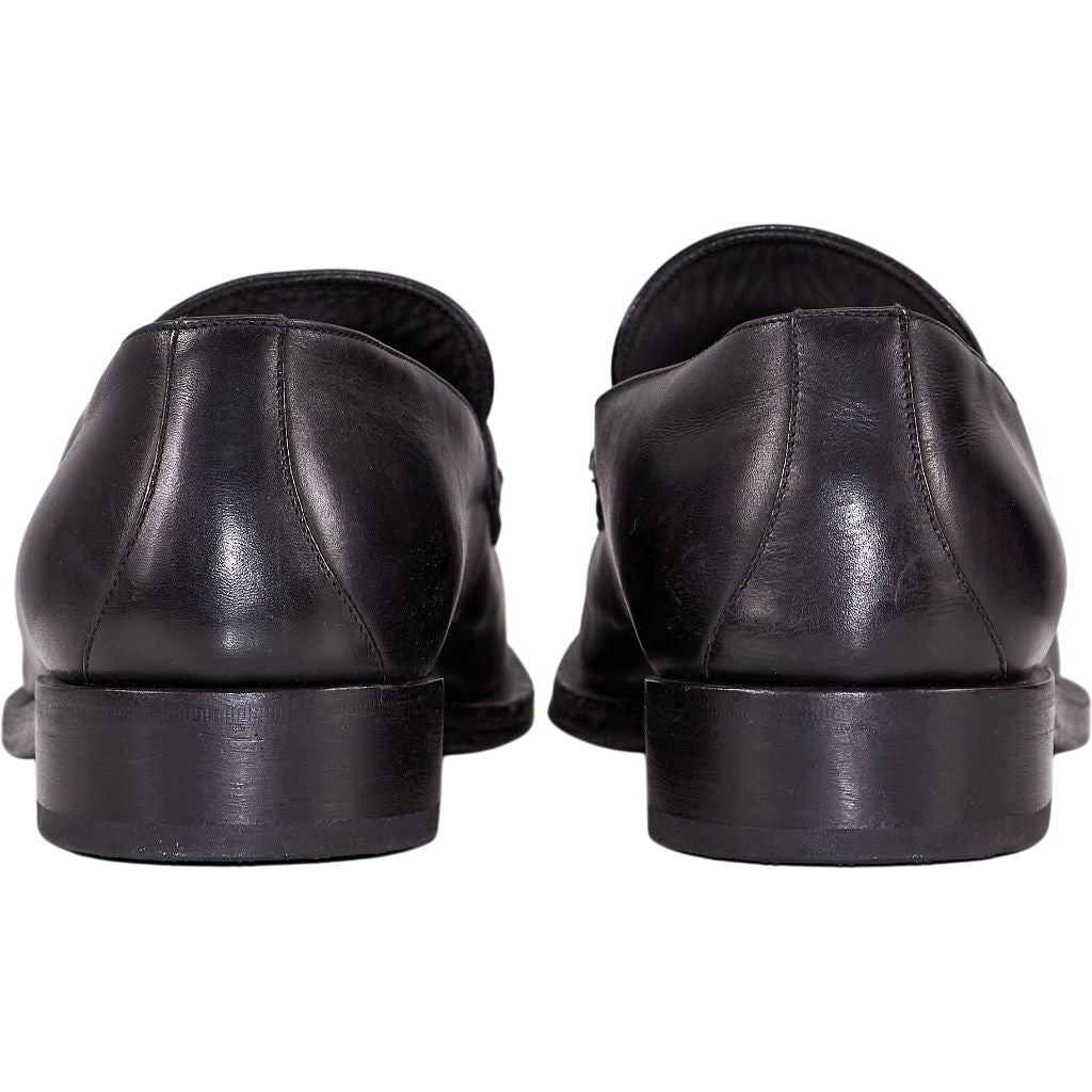 Gucci Black Leather Loafers