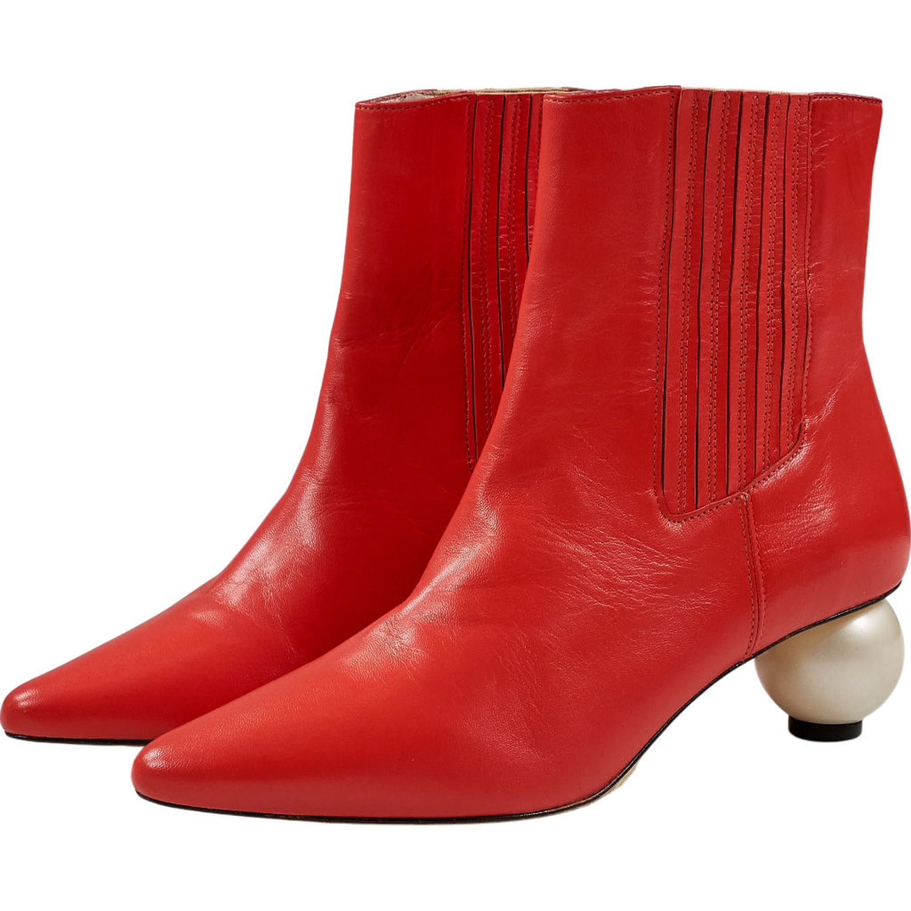 Mother of Pearl Red Ankle Boots EU 37