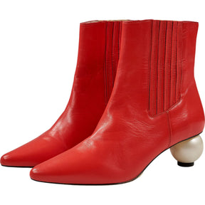 Mother of Pearl Red Ankle Boots EU 37
