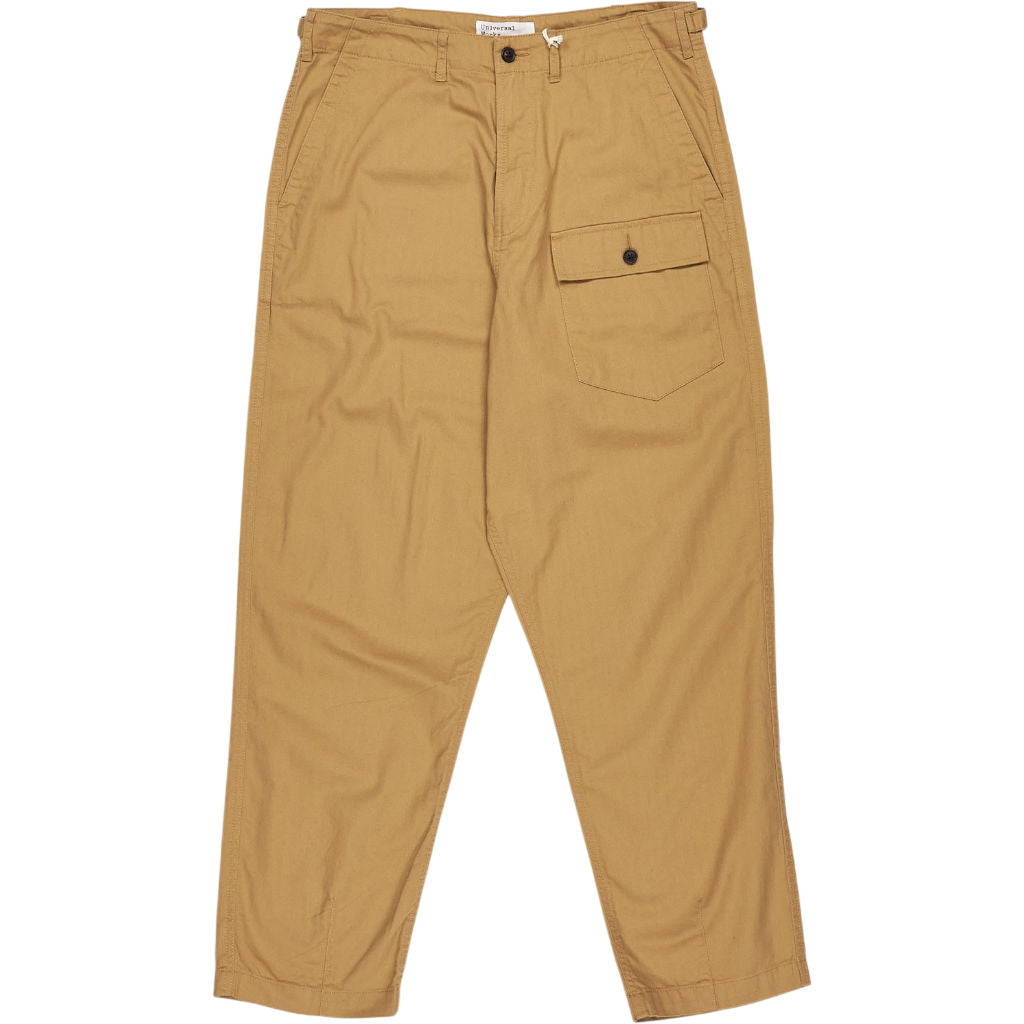 Universal Works Sand Peacenik Herringbone Pants