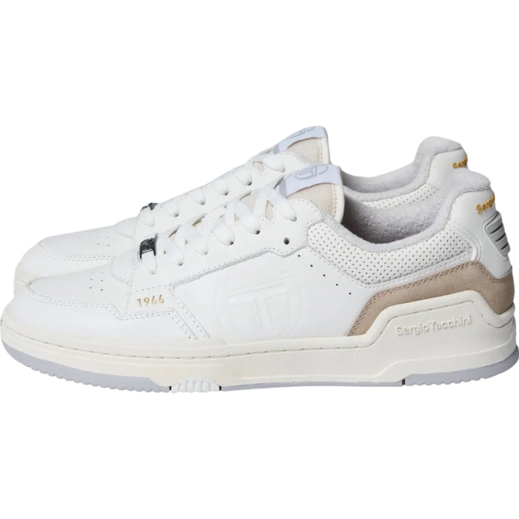 Sergio Tacchini White PRIMA Shot Trainers