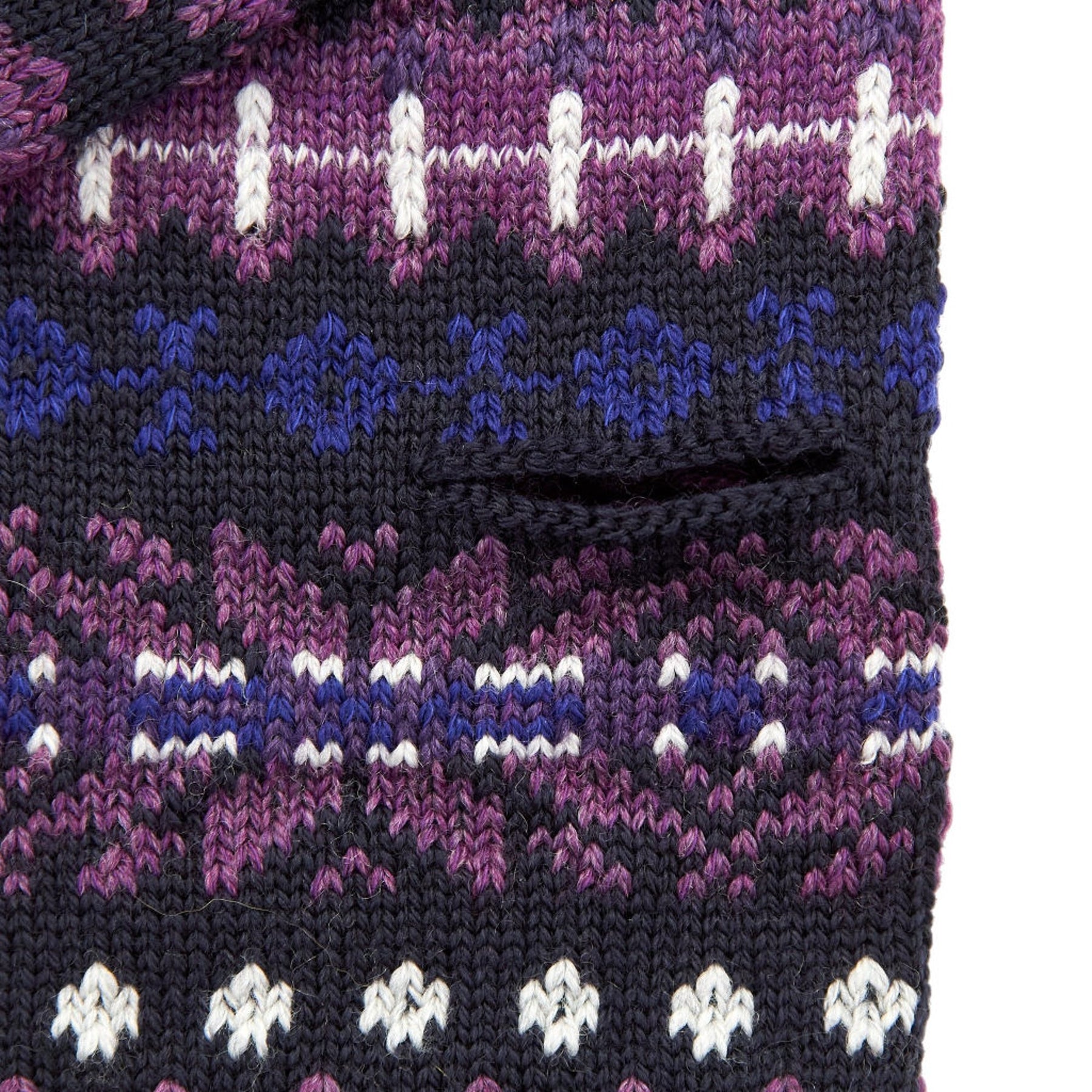 YMC Multicoloured Patterned Wrist Warmers