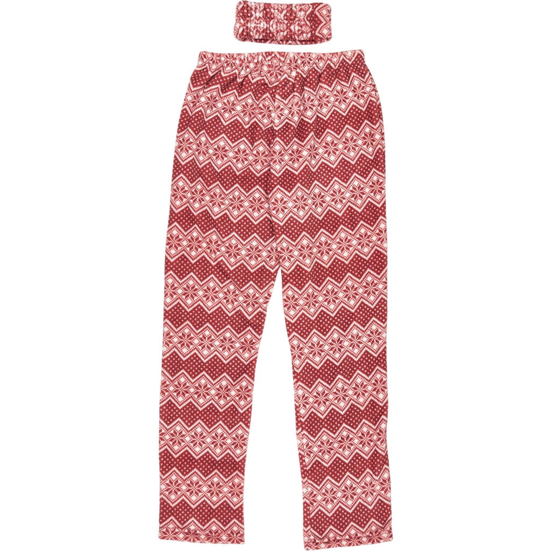 Promise Red Patterned Trousers & Headband Set