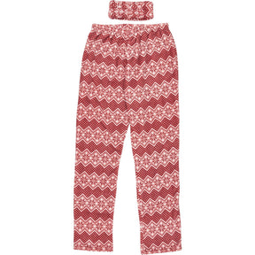 Promise Red Patterned Trousers & Headband Set