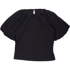 Frame Black Puff Sleeve Jersey Tee