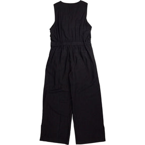 Hush Black Linen Blend Jumpsuit