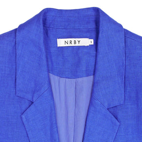 NRBY Blue Linen Blazer