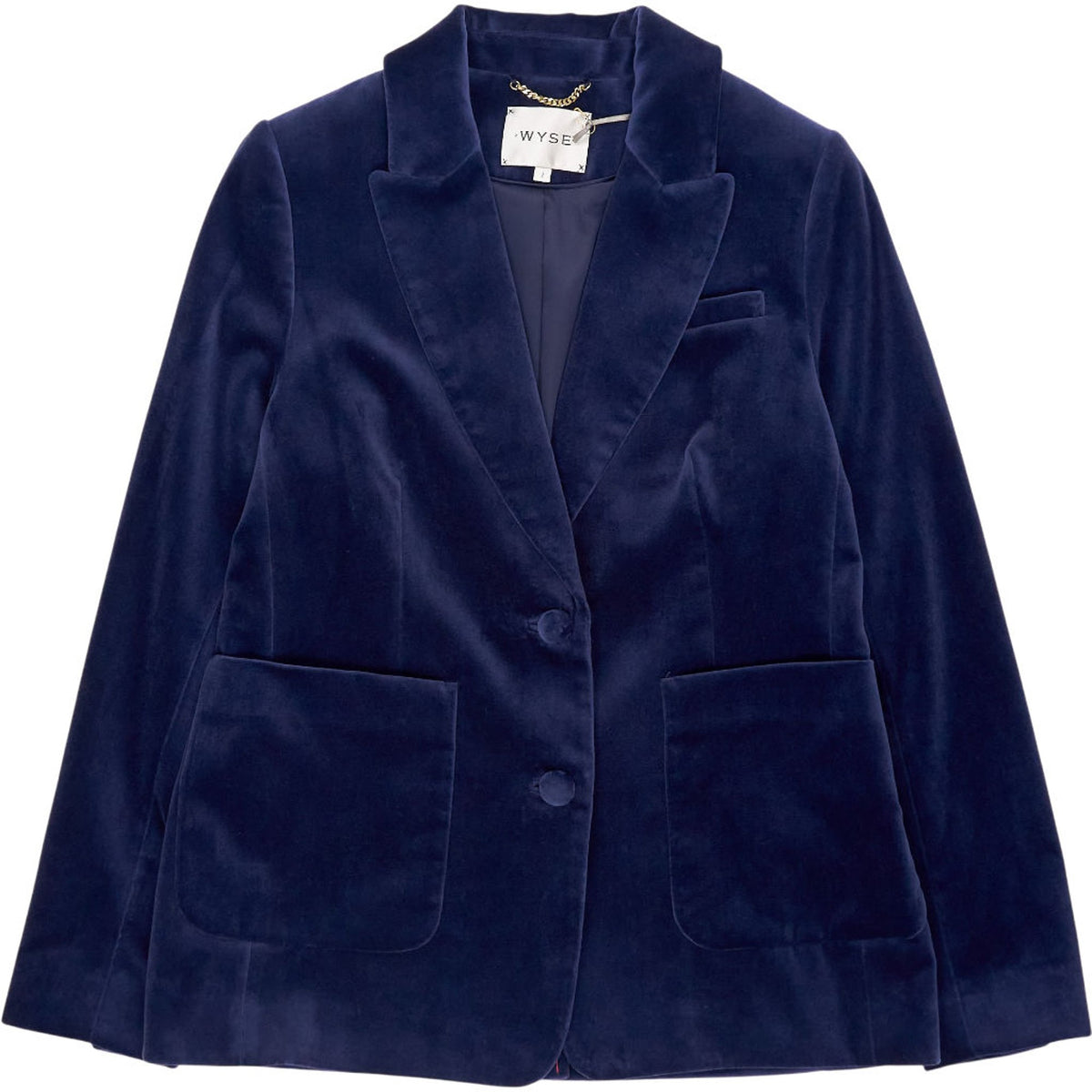 WYSE Midnight Velvet Florence Blazer