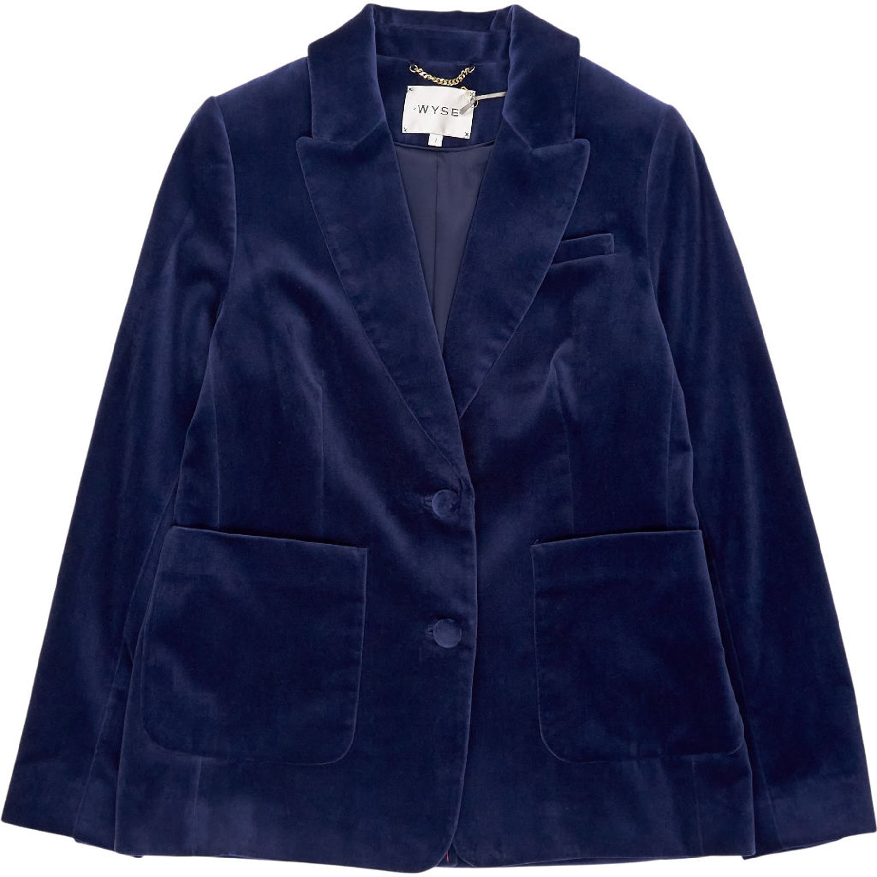 WYSE Midnight Velvet Florence Blazer