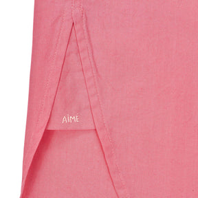 Aimé Pink Button-Up Shirt