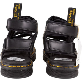 Suicoke x Dr. Martens Black Leather Sandals UK 10