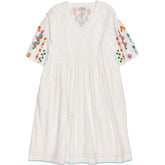 NRBY White Embroidered Dress