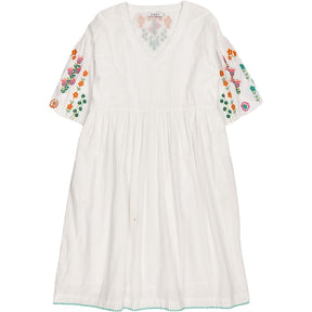 NRBY White Embroidered Dress