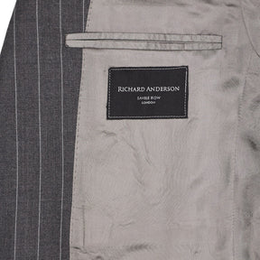 Richard Anderson Grey Pinstripe Suit