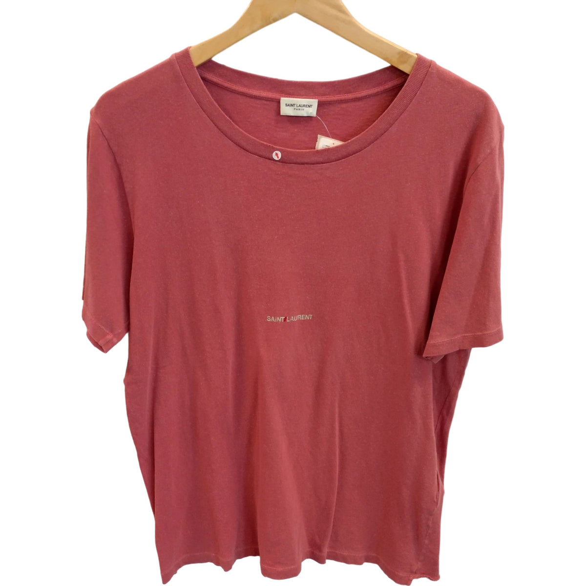 Saint Laurent Red Logo Tee