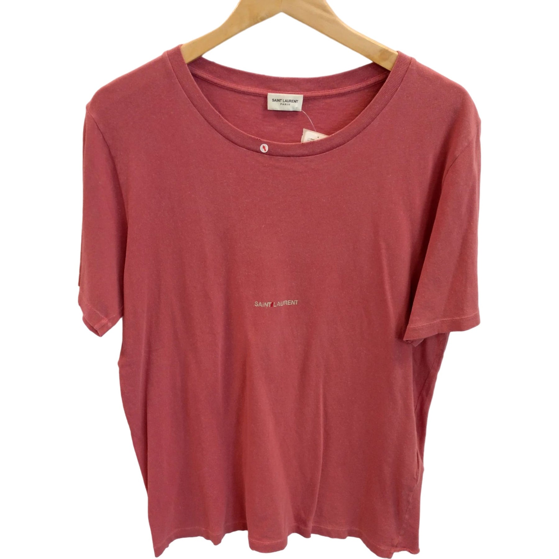 Saint Laurent Red Logo Tee