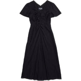 Wyse Black Lace Midi Dress