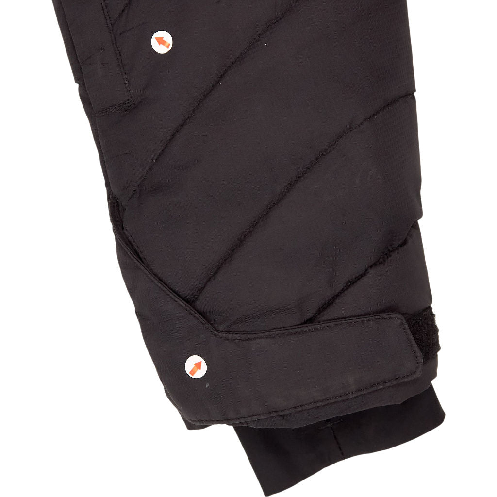 Billabong Black Quilted Jacket with Faux Fur Hood