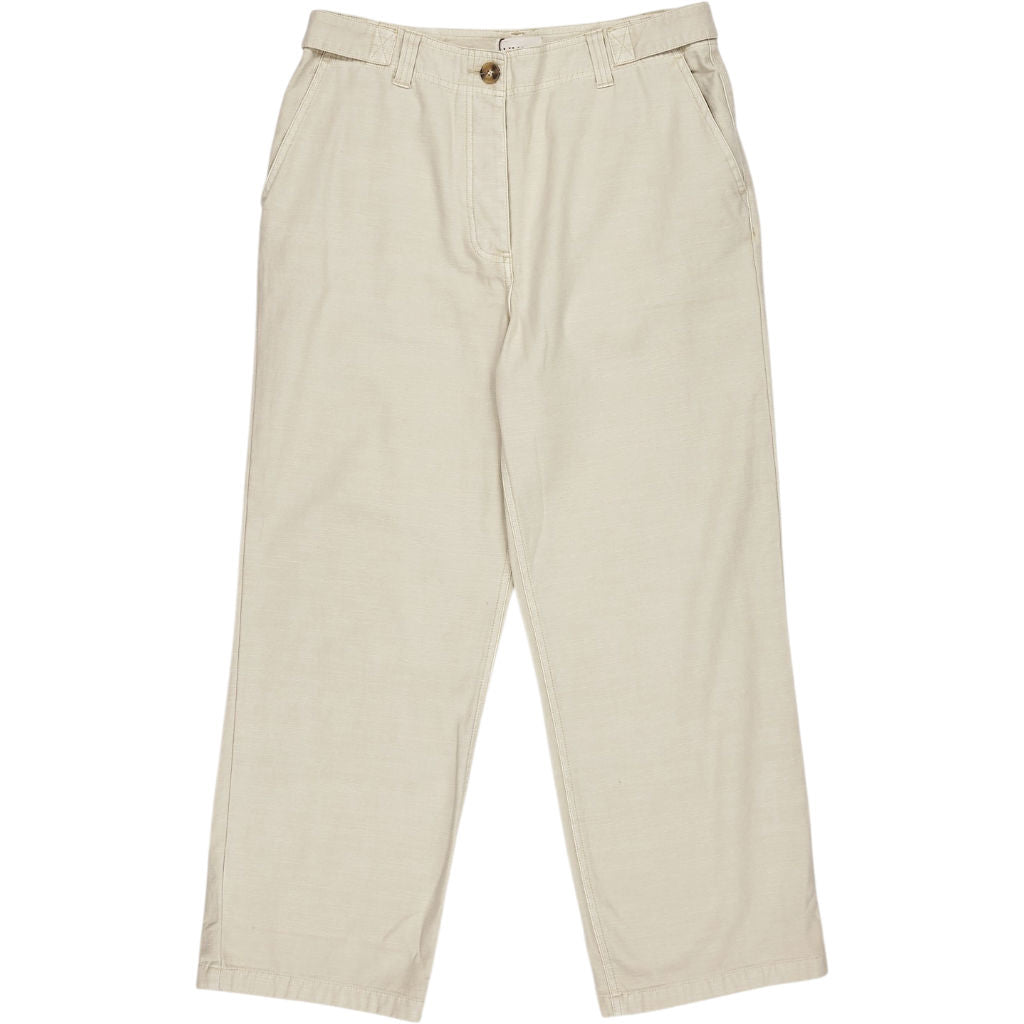 Hush Light Neutral Kia Washed Baker Trousers