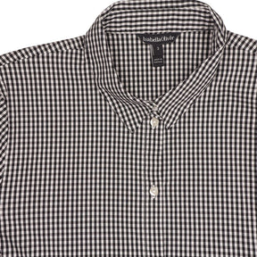 Isabella Oliver Black White Gingham Maternity Shirt
