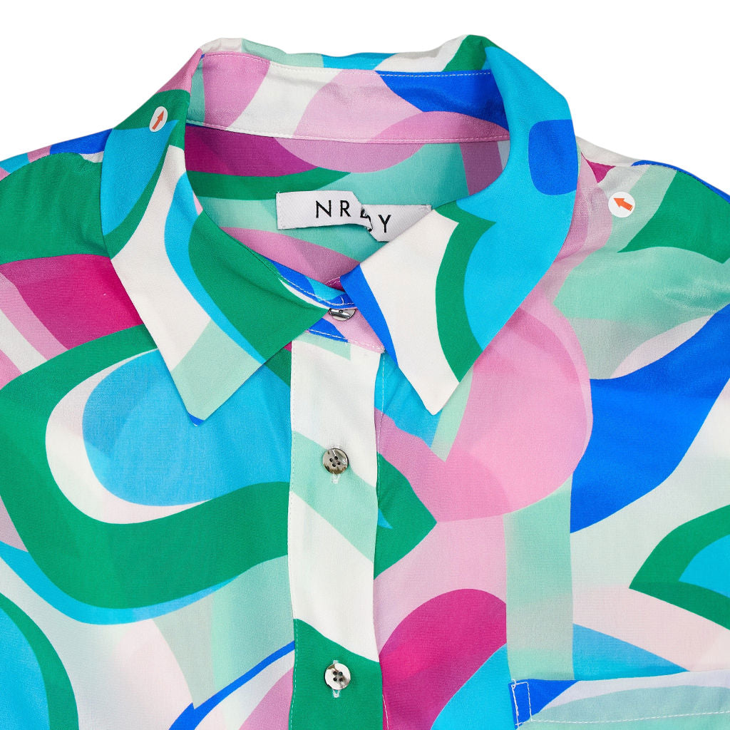 NRBY Multicolour Silk Shirt