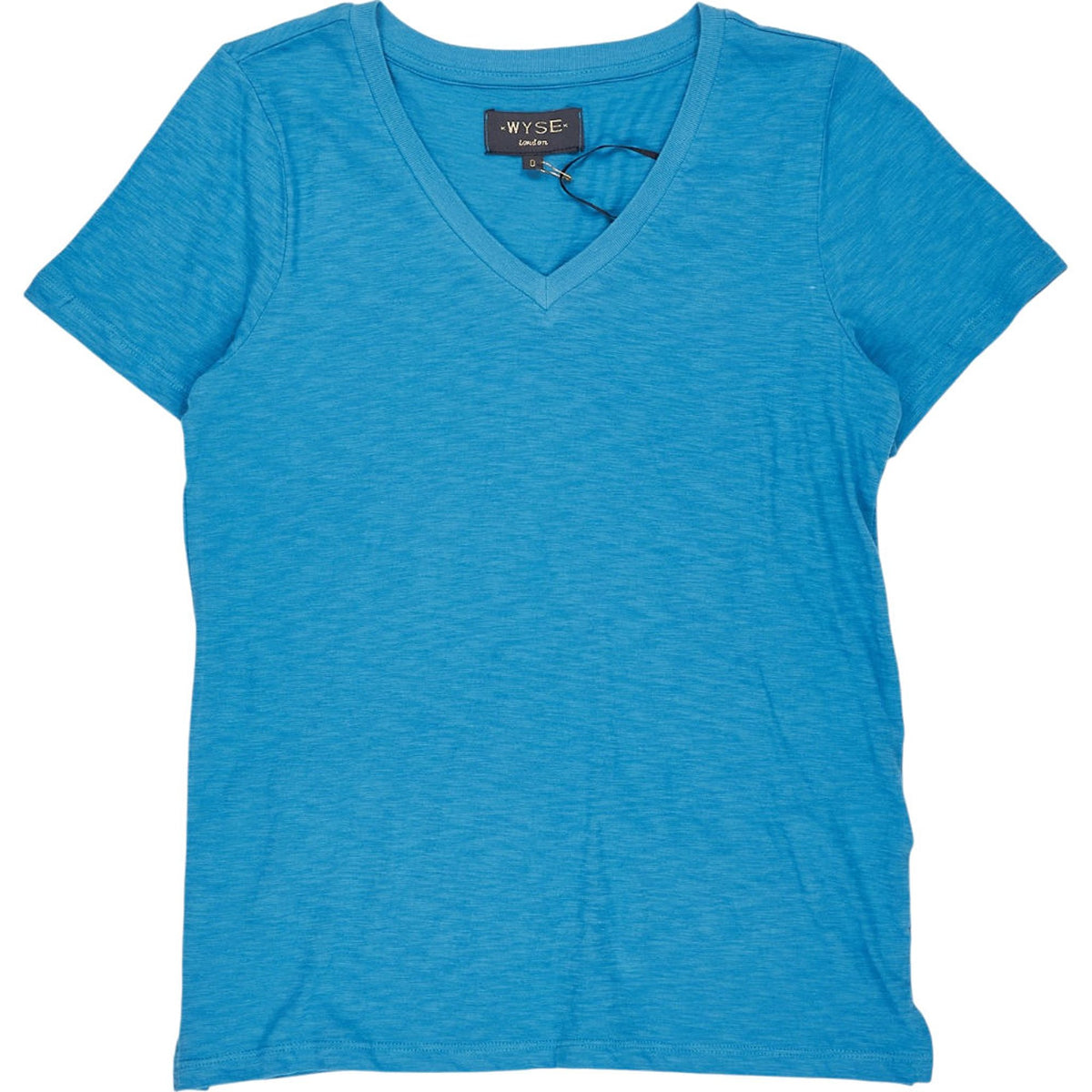 Wyse Blue V Neck T-Shirt