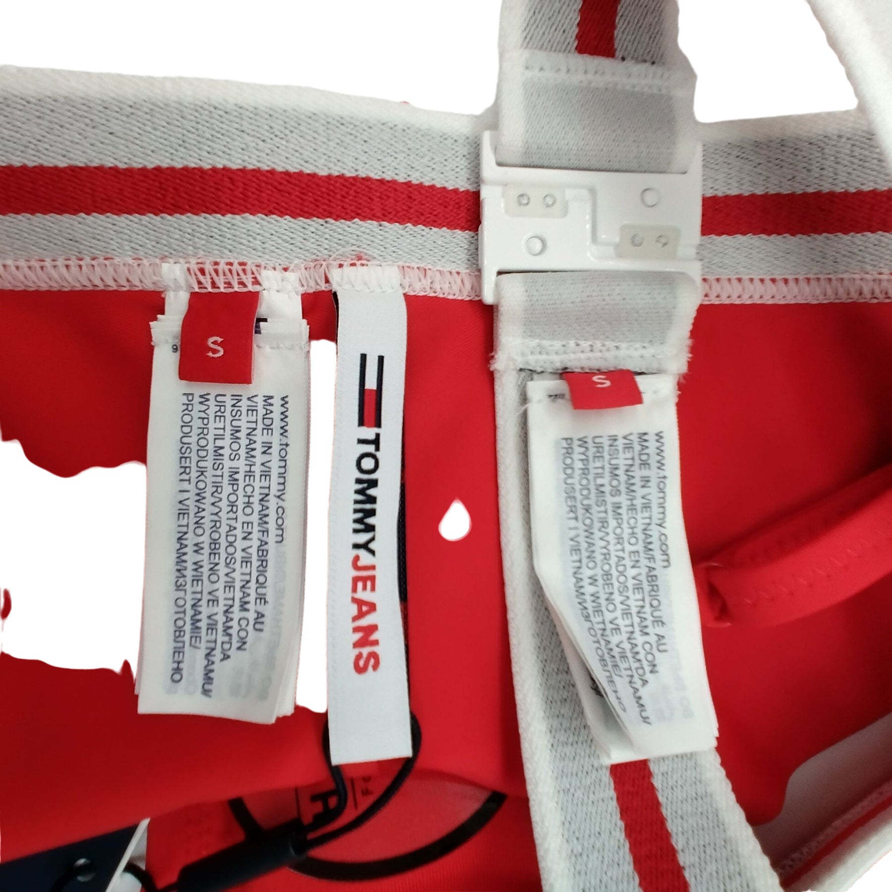 Tommy Jeans Red Bikini Set
