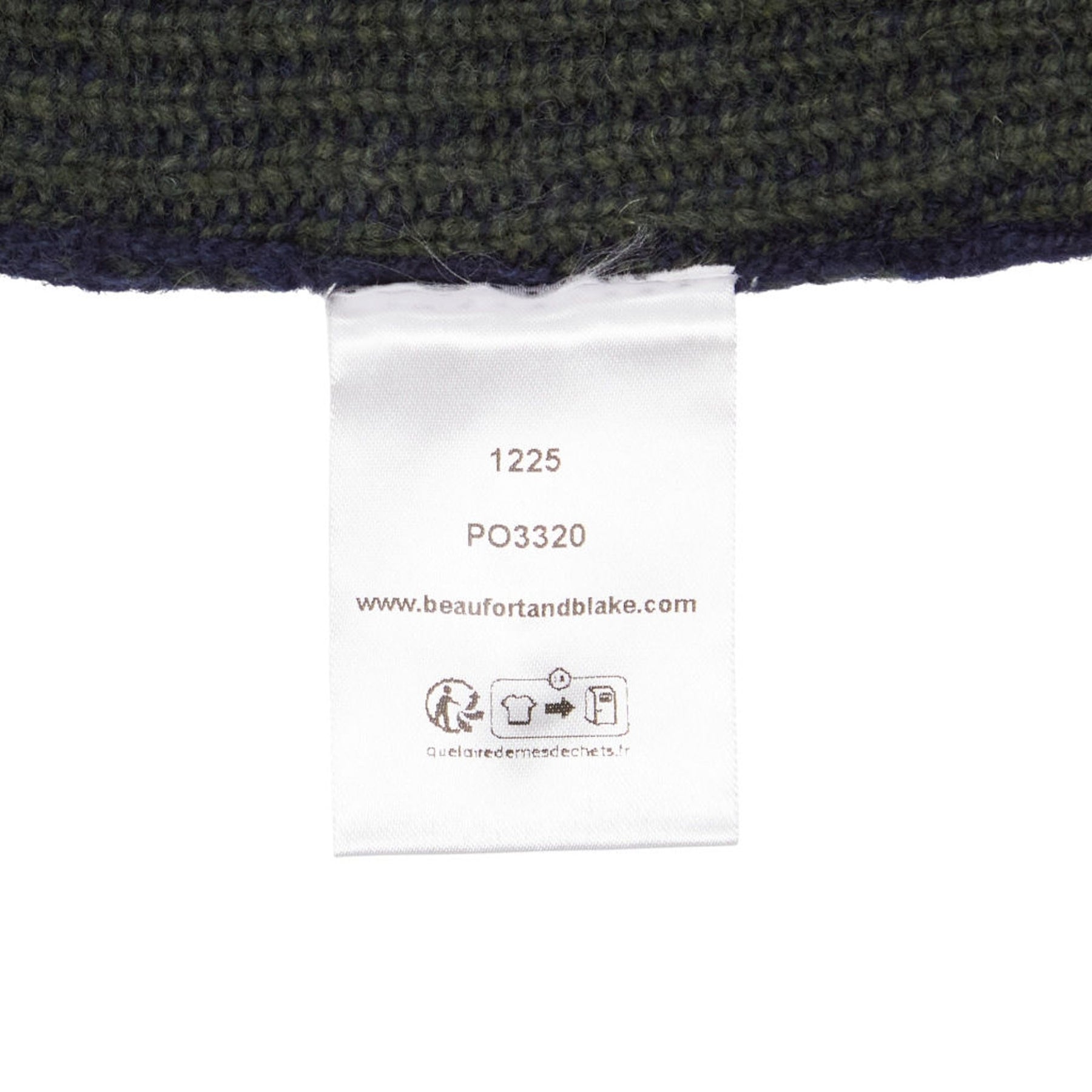 Beaufort & Blake Green Wool Half-Zip Jumper