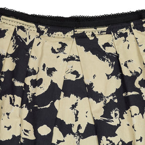 Toast Black Beige Floral Midi Skirt